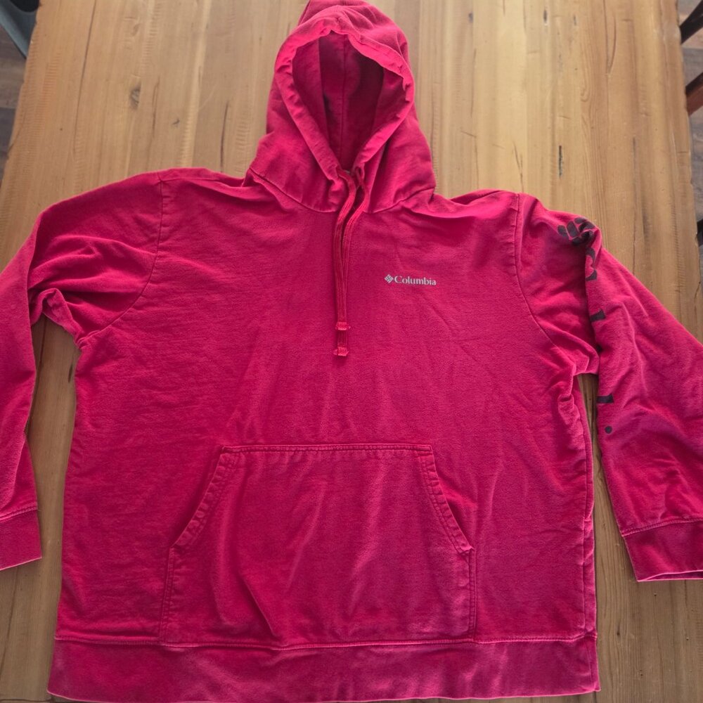 Men's Columbia Sportwear Arm Logo Hoodie - Size XXL
